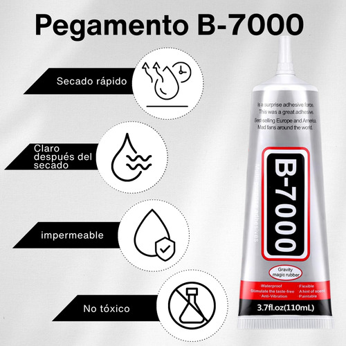 Set Herramientas 115pcs + Pegamento B7000 110ml + Manta Anti