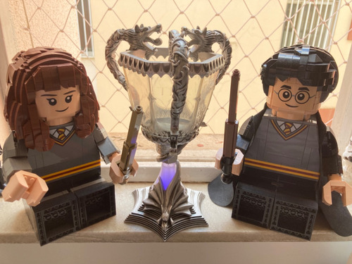 Taça Torneio Tribruxo Harry Potter Com Luz (triwizard Cup)