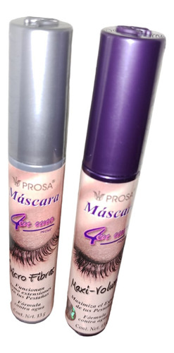 Rimel Mascara De Pestañas Prosa Kit Alargador Y Volumen  