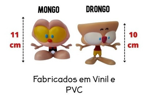 Imagem 4 de 7 de Bonecos De Vinil E Pvc Mongo & Drongo Desenho Youtube