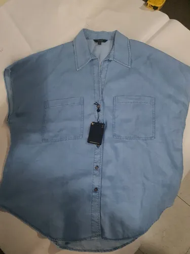 Massimo Dutti Blusa Sin Mangas Talla 32 Mex.nueva Env.gratis