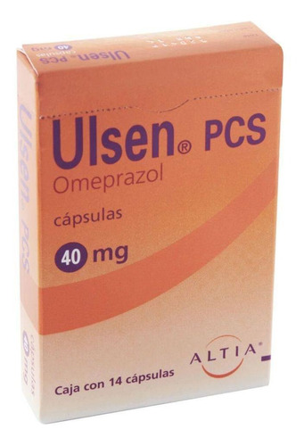 Ulsen Pcs 40 Mg Caja Con 14 Cápsulas