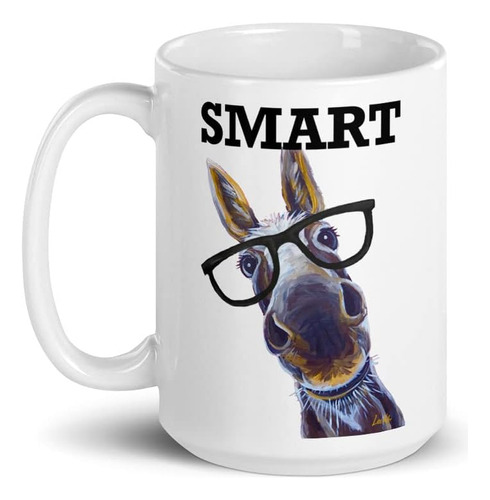 Taza De Burro Inteligente - Taza De Burro Lindo - Amante Del