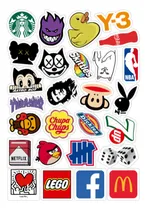 Comprar 27  Pcs Dos Desenhos Animados Moda  Adesivo Skate - Notebook