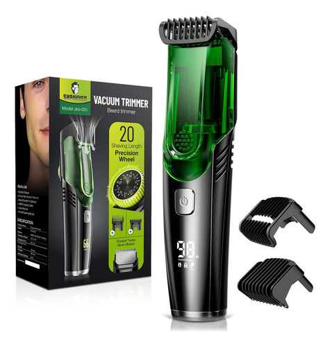 Shpavver, Aparador De Barba E Bigode Com Sucção