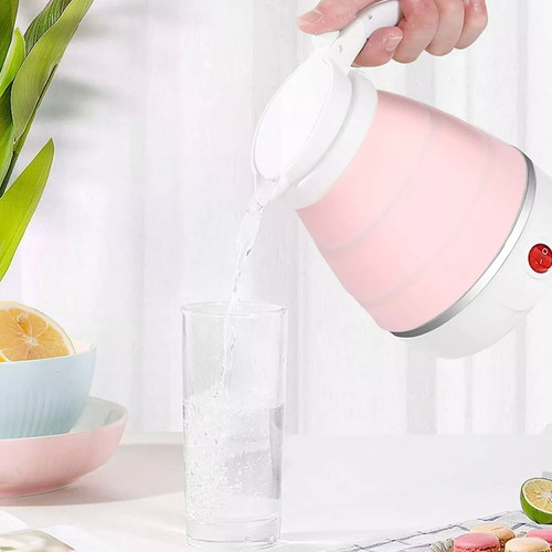 600ml Hervidor Eléctrico Plegable Y Portátil De Silicona