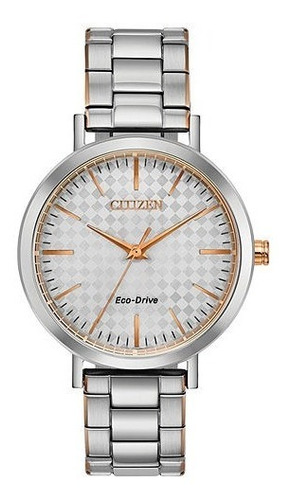 Citizen Ltr Eco-drive Silver Stainless Em0766-50a . Dcmstore