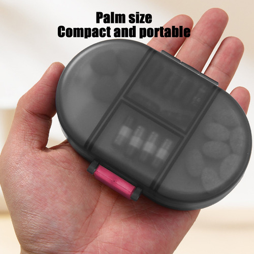 Organizador De Vitaminas Portátil Con 8 Compartimentos Humid
