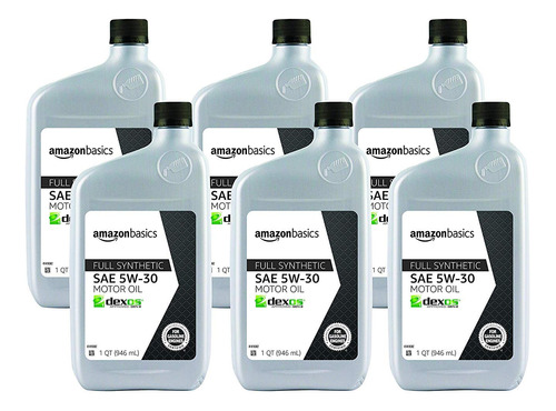 Amazon Basics 6-paquete De Aceite De Motor Sintético Complet