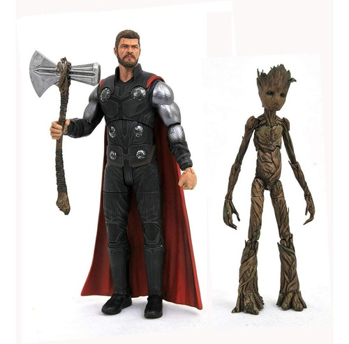 Diamond Select Marvel Avengers Infinity War Thor & Groot