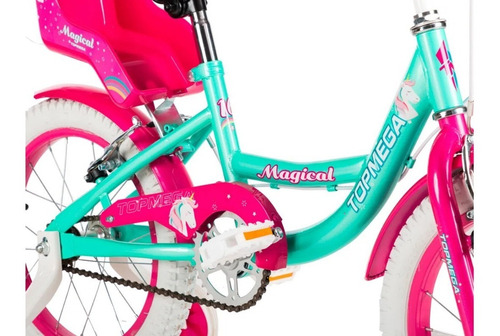 Imagen 3 de 8 de Bicicleta Topmega Magical Rodado 16=contino