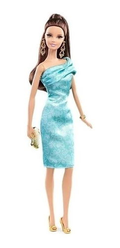 The Barbie Look Red Carpet Aphrodite Morena Vestido Verde