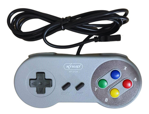 6 Controles Joystick Conexão Usb Compatíveis Com Computador Cor Cinza