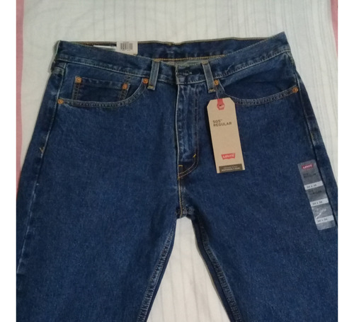 Pantalon De Hombre Blue Jeans Levis 505 Original Talla 34x36