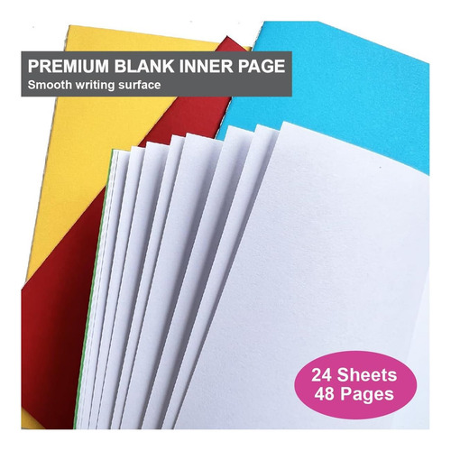 Cororio 48 Packs En Blanco Libros Para Que Los Niños Con 6 O
