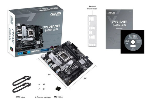 Imagen 9 de 9 de Motherboard B660m-a D4 Asus Prime Intel 12va S1700