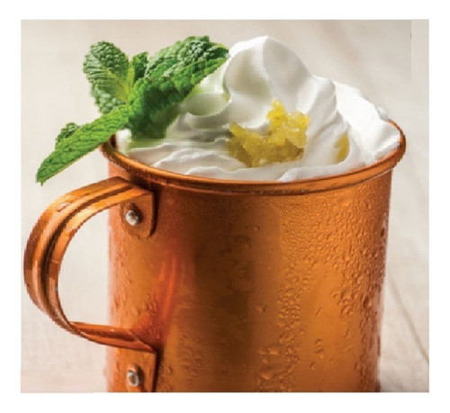 Redar 100un Canecas Moscow Mule Alumínio Linha Premium 350ml