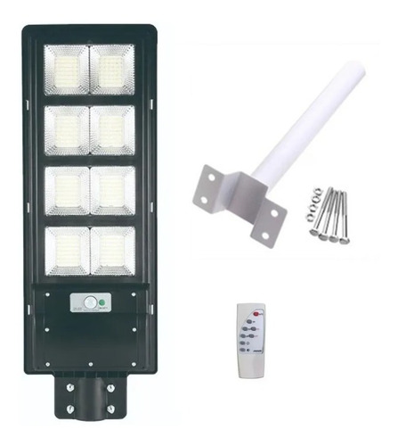 Foco Solar 400w Foco Solar Exterior 400w Luminaria + Soporte