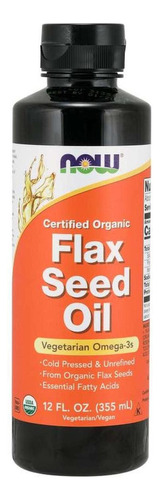 Aceite De Linaza Now Flaxseed Oil 355 Ml