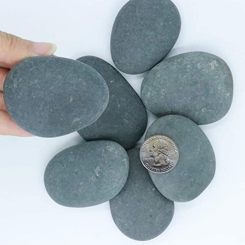 Bulk Craft River Rocks, 70 Piedras Extremadamente Lisas Par.
