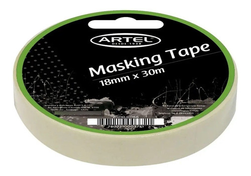 Masking Tape Artel Cinta 18 Mm X 30 Metros