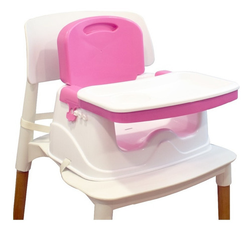 Silla De Comer Booster Plegable Portátil Bebè Nombre Del Diseño Rosa