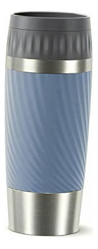 Termo De 360 Ml T-fal Easy Twist Azul, Taza De Viaje