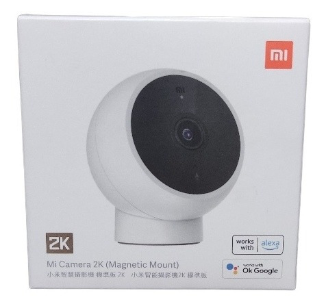 Imagen 2 de 3 de Cámara De Seguridad Xiaomi Mi 2k Montaje Magnético Wifi