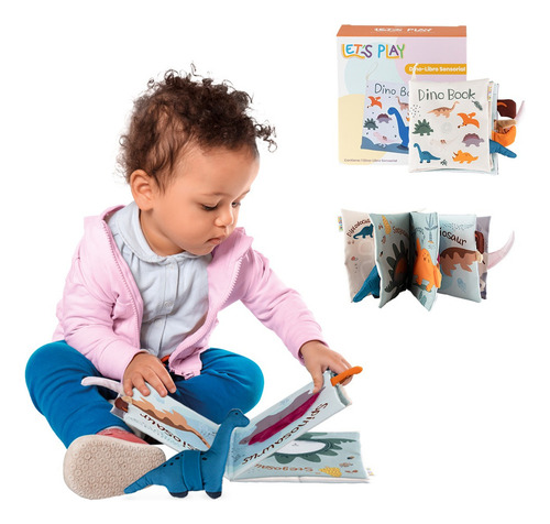 GLG Compatible Libro Sensorial De Dinosaurios For La
