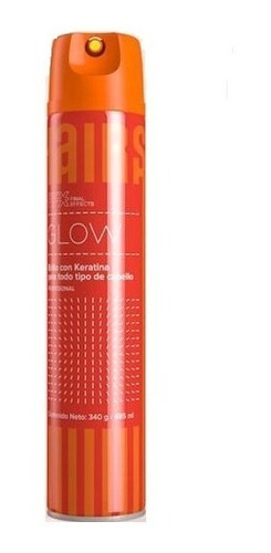 Spray Brillo Con Keratina Profesional Glow X 340 G Hairsimme