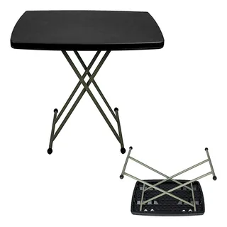 Mesa de exterior Otra Volta MESA Plegable ajustable de plástico color negro