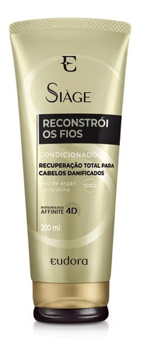 Kit Shampoo + Condicionador Siàge Reconstrói Os Fios Eudora