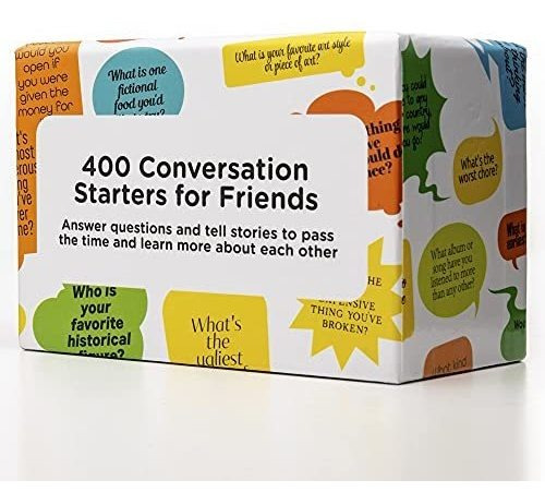 Iniciadores De Conversación Para Amigos: 400 Preguntas Dive
