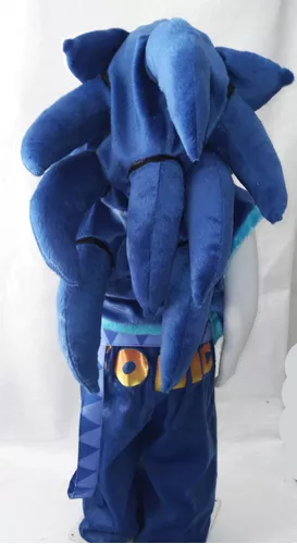 Fantasia Sonic - Cosplay Infantil