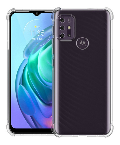 Funda Tpu Transparente Antigolpe Para Motorola Moto G30 