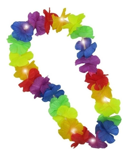 Colar Havaiano Colorido - 120cm