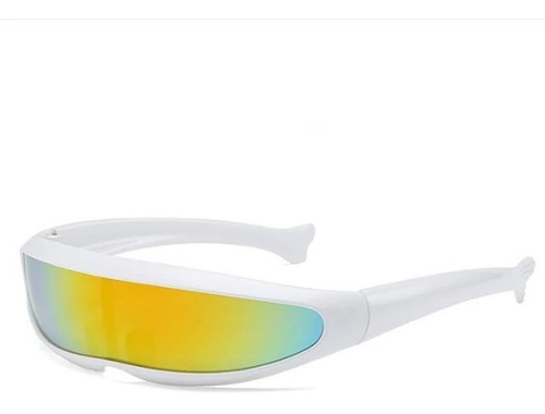 Lentes Gafas Uv400 Futurista Espejada Visor Sol Cyclops Anim