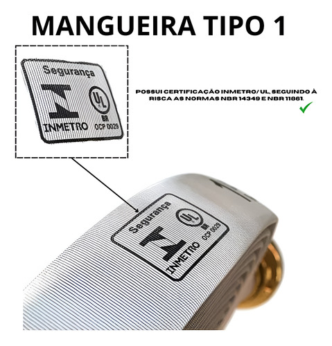 Kit Hidrante Completo 75x45x17 Com 1 Mangueira Tipo 1 15mt