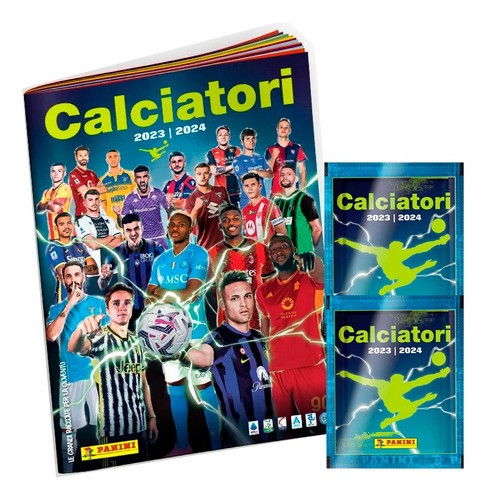 Álbum Calciatori 23-24 Futbol Italiano + 40 Sobres