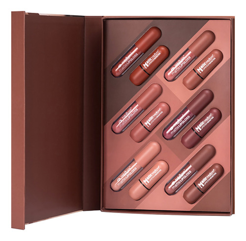 Set De Pintalabios Lip Glaze, Sin Manchas, Color Terciopelo