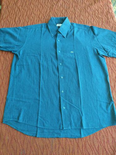 Camisa Lacoste Mangas Cortas Talle 40