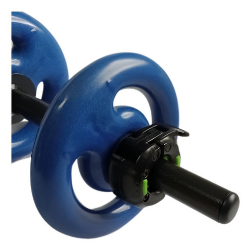 Barra Body Pump + Par Halter 40cm Com Presilhas Lock Press