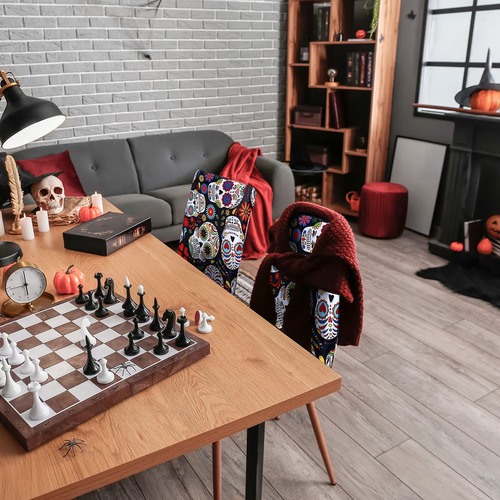 Fundas Elásticas Para Sillas De Halloween 4 Unidades Diseño