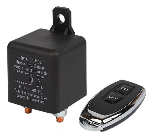 Relé De Batería De 200 A 12 V, Doble Mando A Distancia, Bate