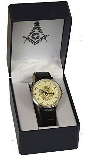 Nuevo Reloj De Muñeca De Presentacion Masonica