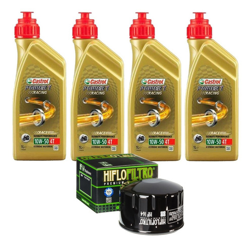 Óleo+filtro Bmw R1200 Gs Adv Triple Blck Castrol 10w50 Hf164