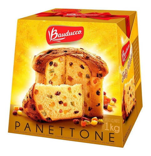 Panettone De Frutas Panetone Bauducco 1kg
