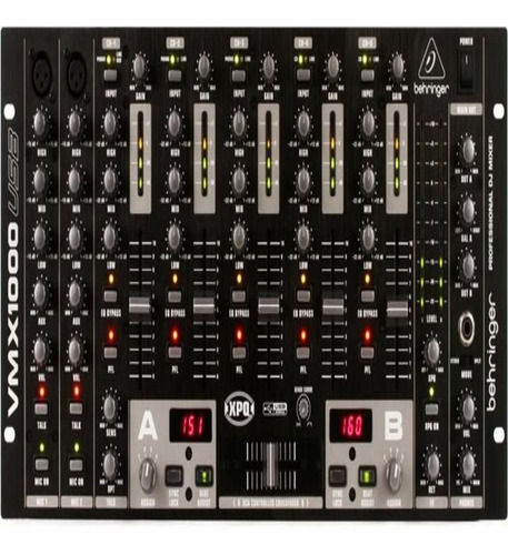 Imagen 1 de 1 de Behringer Pro Mixer Vmx1000usb 5-channel Dj Mixer