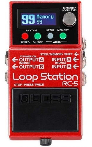 Pedal De Guitarra Boss Rc-5 Loop Station - Om