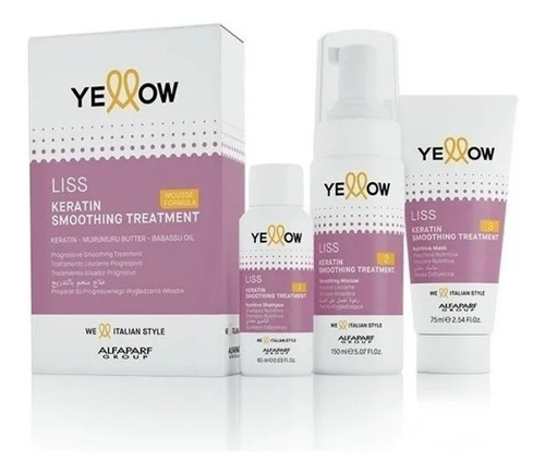 Liss Keratin Progresive Smoothing Treatment - Yellow